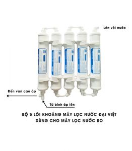 Bộ 5 lõi khoáng nâng cấp dùng cho máy lọc nước